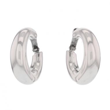 Orecchini a cerchio Chaumet Jonc in oro bianco