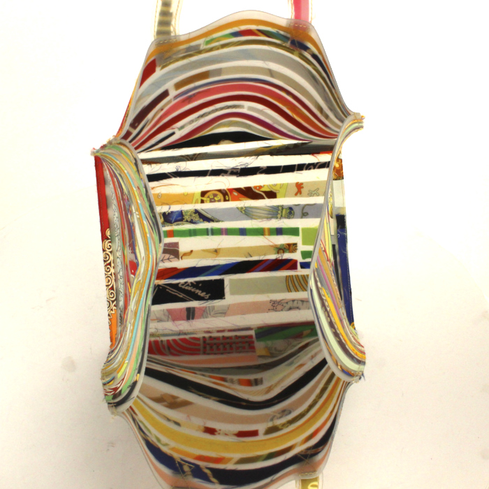 Borsa Hermes in materiale sintetico multicolore - Detail D2