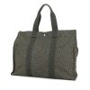 Sac cabas Hermes Toto Bag - Shop Bag en toile grise - 00pp thumbnail
