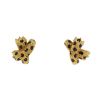 Fred Panthère earrings in yellow gold and enamel - 00pp thumbnail