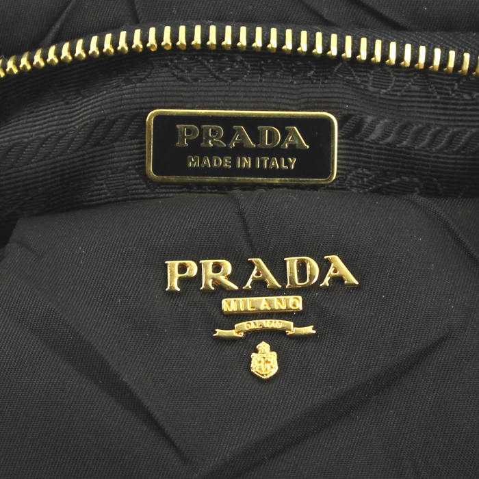 Pochette Prada in tela nera - Detail D3