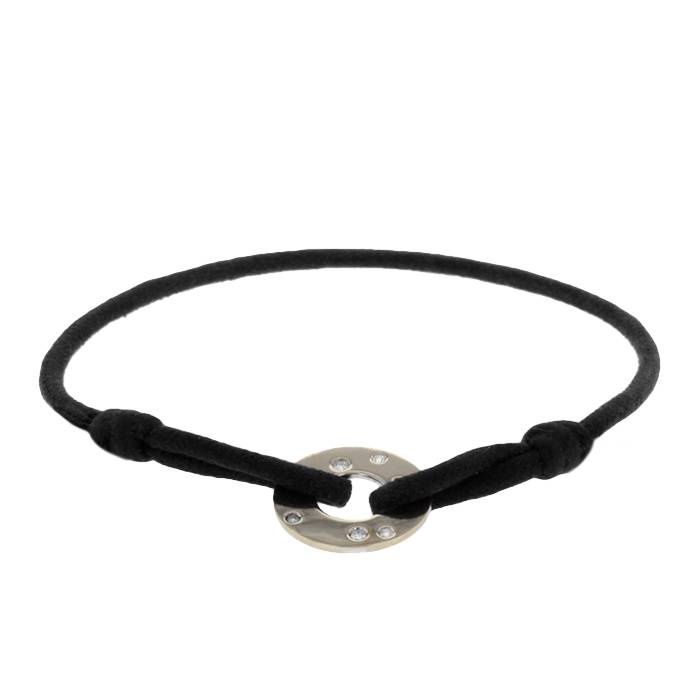 Brazalete Dinh Van Cible en oro blanco y diamantes