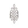 Messika Promess large model ring in white gold and diamonds - 360 thumbnail