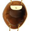 Bolso Cabás Chanel en lona beige y cuero acolchado marrón - Detail D2 thumbnail