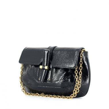 Yves Saint Laurent handbag in black patent leather