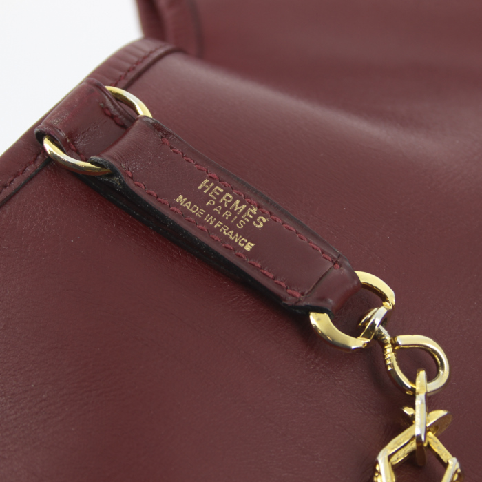 Borsa in pelle bordeaux - Detail D3