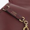 Hermès handbag in burgundy leather - Detail D3 thumbnail