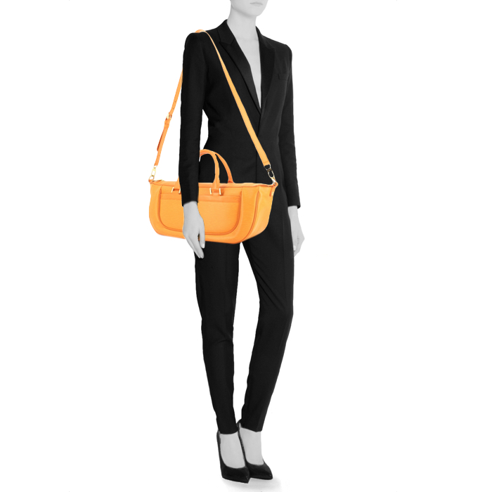 Borsa in pelle Epi arancione - Detail D1