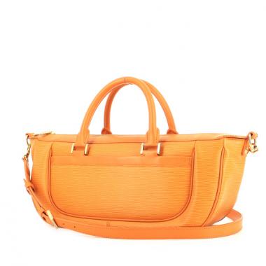 Bolso de mano Louis Vuitton en cuero Epi naranja