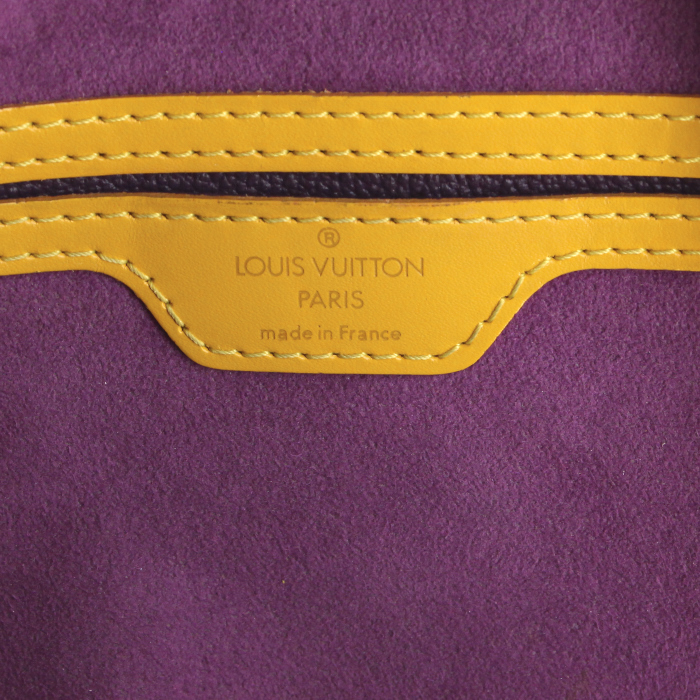 Louis Vuitton Mabillon backpack in yellow epi leather - Detail D3