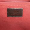 Borsa Louis Vuitton Ribera modello medio in tela cerata con motivo a scacchi ebano e pelle marrone - Detail D3 thumbnail