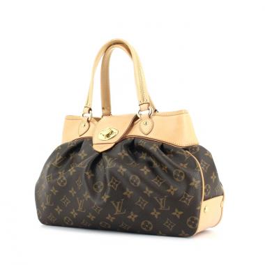 Borsa Louis Vuitton Boétie modello piccolo in tela monogram e pelle naturale