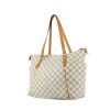 Louis Vuitton Totally handbag in azur damier canvas and natural leather - 00pp thumbnail