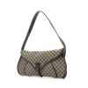 Borsa Celine Poulbot in tela monogram e pelle marrone - 00pp thumbnail