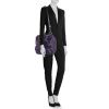 Balenciaga handbag in purple leather - Detail D2 thumbnail