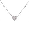Messika Peace & Love necklace in white gold and diamonds - 00pp thumbnail