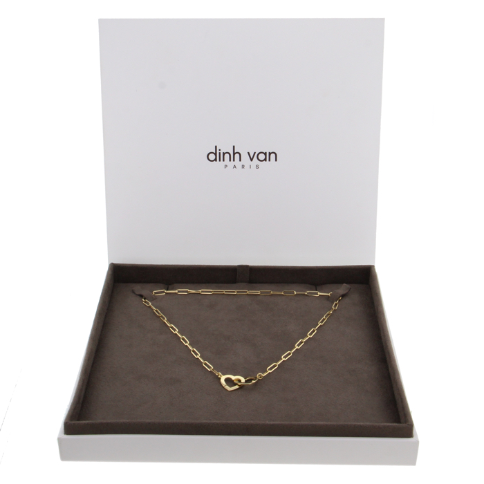Dinh Van linked necklace in yellow gold - Detail D2