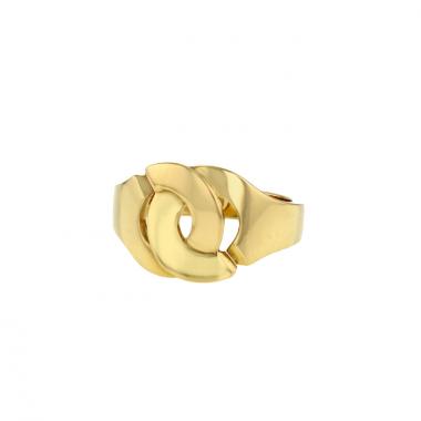 Anello Dinh Van Menottes R12 in oro giallo