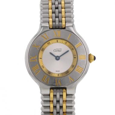 Cartier Must 21 in gold and stainless steel Circa  1990