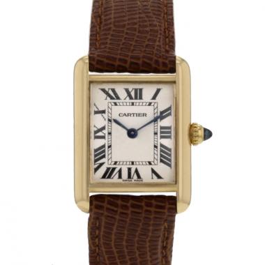 Reloj Cartier Tank Louis Cartier de oro amarillo Ref :  2442 Circa  2001