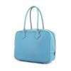 Borsa Hermes Plume in pelle Fjord blu - 00pp thumbnail