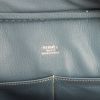 Bolso de mano Hermes Plume en cuero Fjord azul - Detail D3 thumbnail