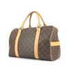 Bolsa de viaje Louis Vuitton en lona Monogram y cuero natural - 00pp thumbnail