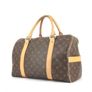 Sac de voyage Louis Vuitton en toile monogram et cuir naturel