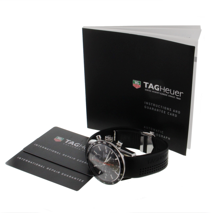 Reloj TAG Heuer Carrera Automatic Chronograph de acero ref : CV2014/2 Circa 2000 - Detail D2