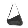 Handbag in canvas and black leather - 00pp thumbnail