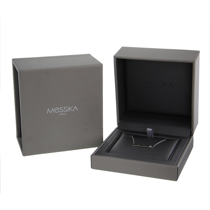 Messika necklace in white gold and in diamond - Detail D2