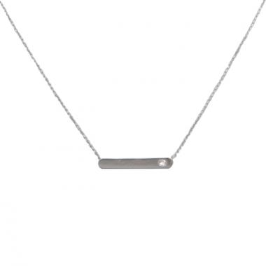 Messika necklace in white gold and in diamond