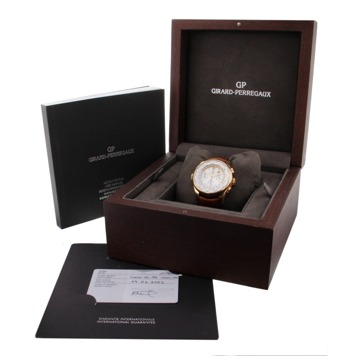 Girard-Perregaux watch in pink gold Ref: 49815 Circa  2013 - Detail D4