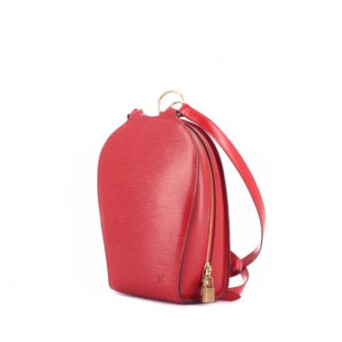 Louis Vuitton backpack in red epi leather