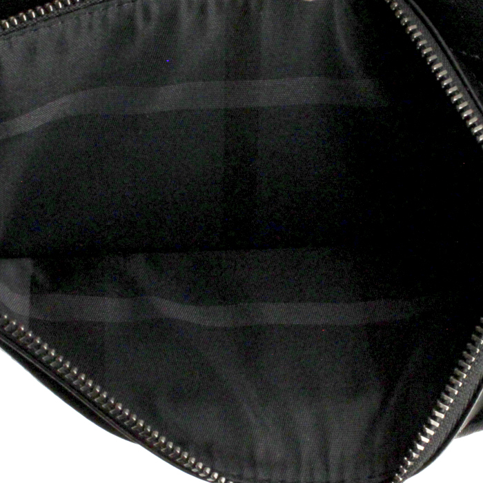 Portefeuille Burberry en cuir grainé noir - Detail D3