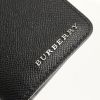 Billetera Burberry en cuero granulado negro - Detail D5 thumbnail