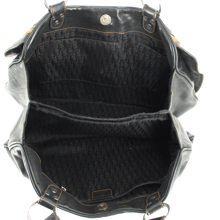 Borsa Christian Dior in pelle nera - Detail D2