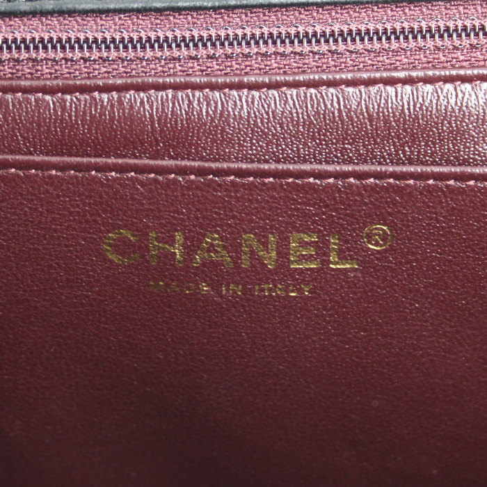 Borsa Chanel Timeless Maxi Jumbo in pelle trapuntata nera - Detail D4