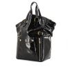 Saint Laurent Downtown Large model handbag in black patent leather - 00pp thumbnail