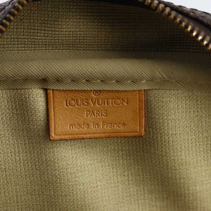 Borsa Deauville in tela monogram e pelle naturale - Detail D3