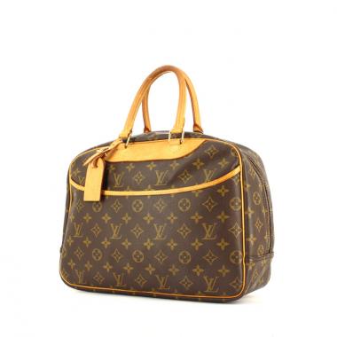 Bolso de mano Louis Vuitton Deauville en lona Monogram y cuero natural