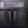 Borsa in vimini bicolore beige e blu a righe - Detail D3 thumbnail