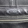 Tod's shopping bag in black grained leather - Detail D3 thumbnail