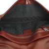 Gucci handbag in burgundy leather - Detail D2 thumbnail
