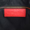 Balenciaga Velo handbag in red leather - Detail D4 thumbnail