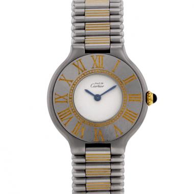 Montre Cartier Must 21 en plaqué or et acier
