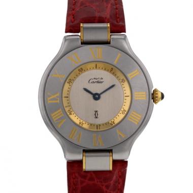 Cartier Must 21 in gold and stainless steel Circa 2000