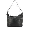 Balenciaga Cruise Big handbag in black leather - 360 thumbnail
