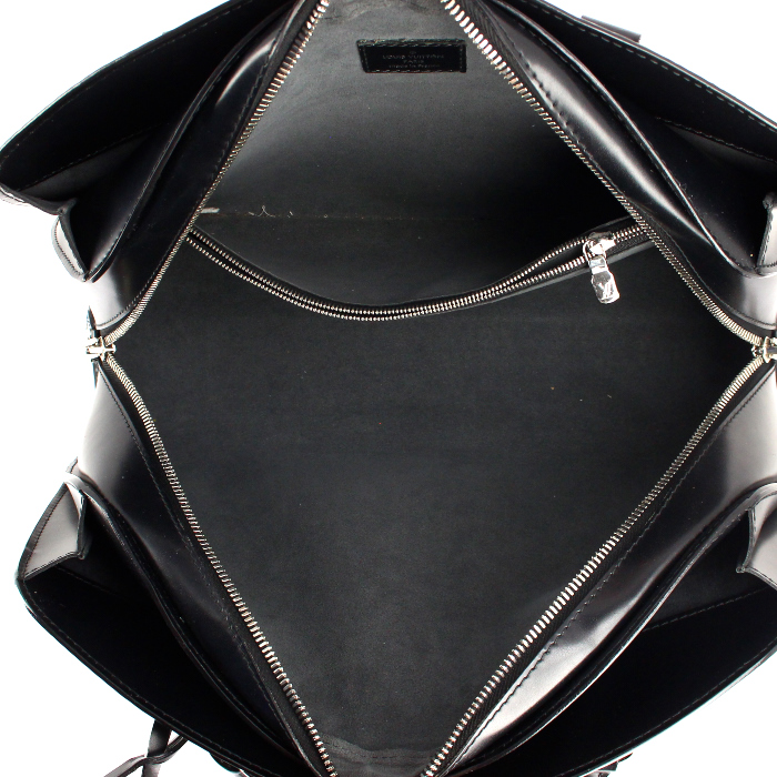 Borsa Louis Vuitton Pont Neuf in pelle Epi nera - Detail D2