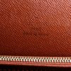 Louis Vuitton handbag in ebene damier canvas and brown leather - Detail D3 thumbnail